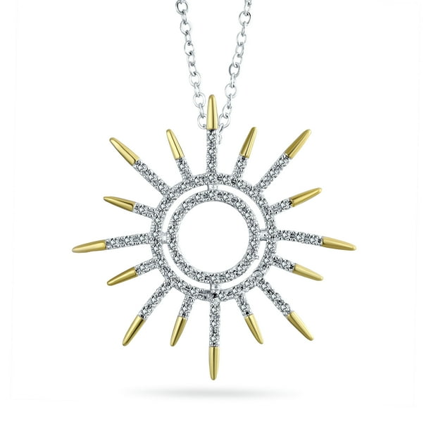 Hand Painted Sunburst Necklace